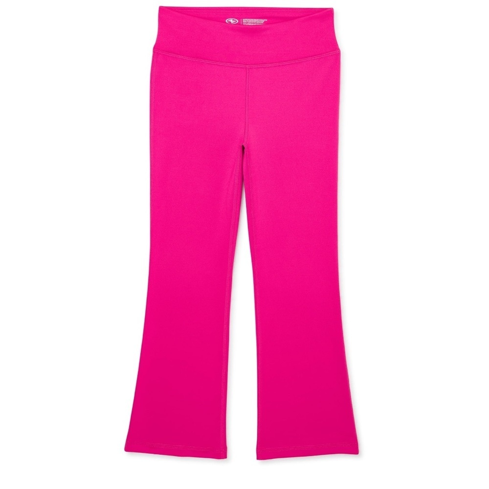 Athletic Works Girls Knit Flare Leggings, Size S 6/6X